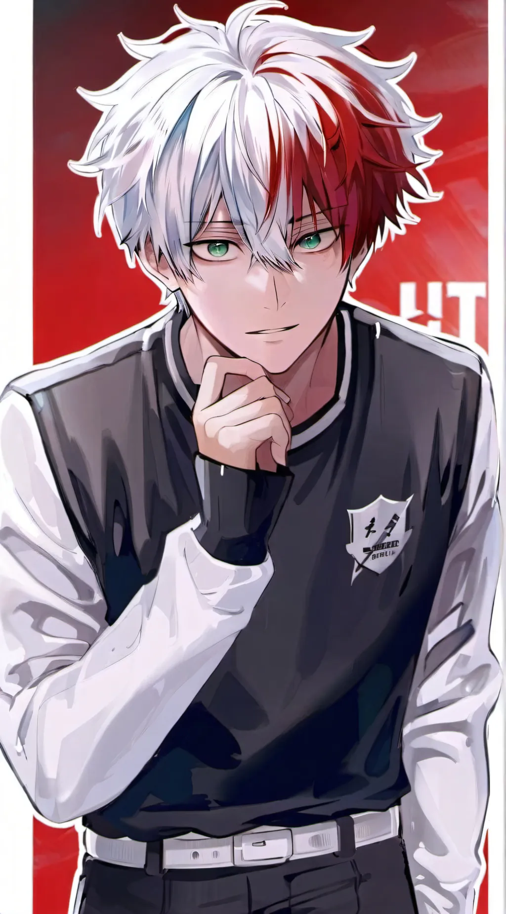 ai character: 🔥Todoroki❄️ background
