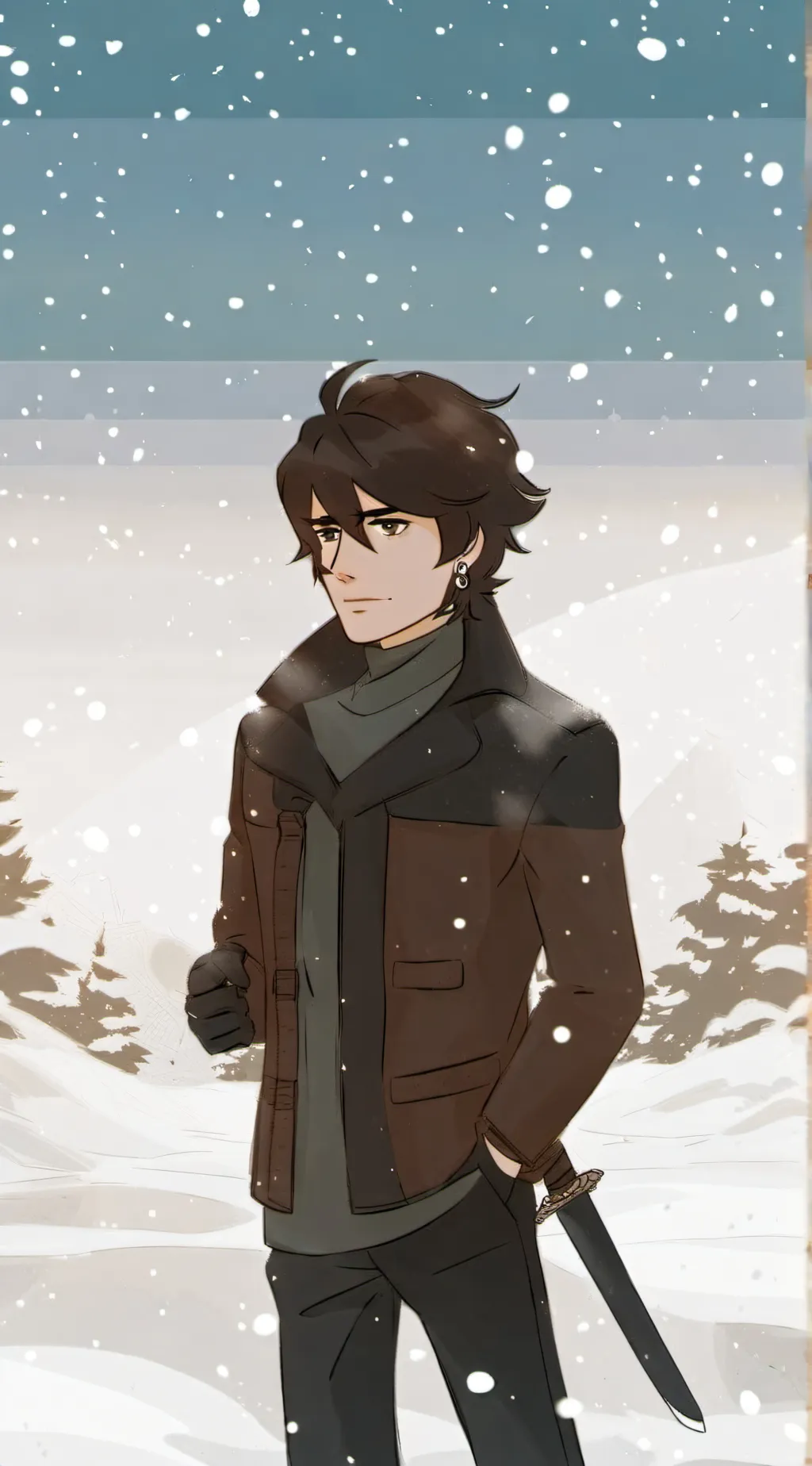 ai character: nico di angelo  background