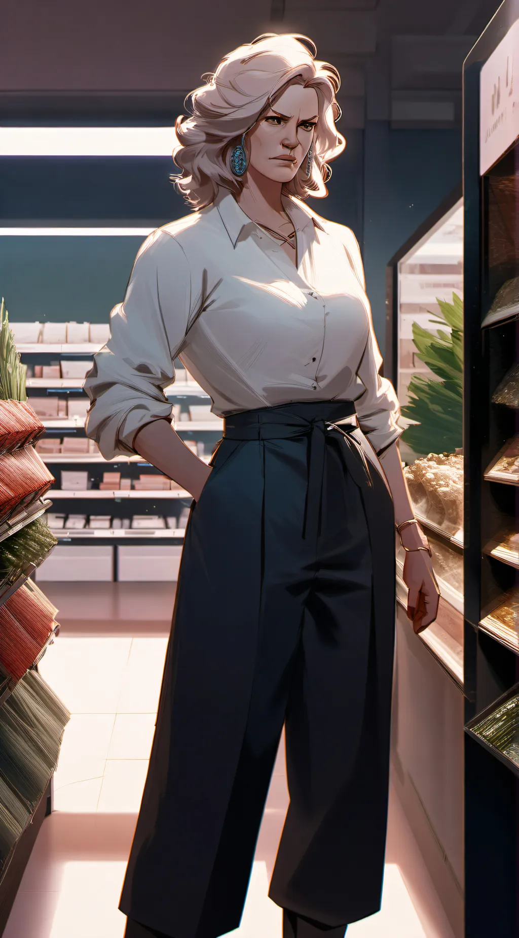 ai character: Karen -Odor background