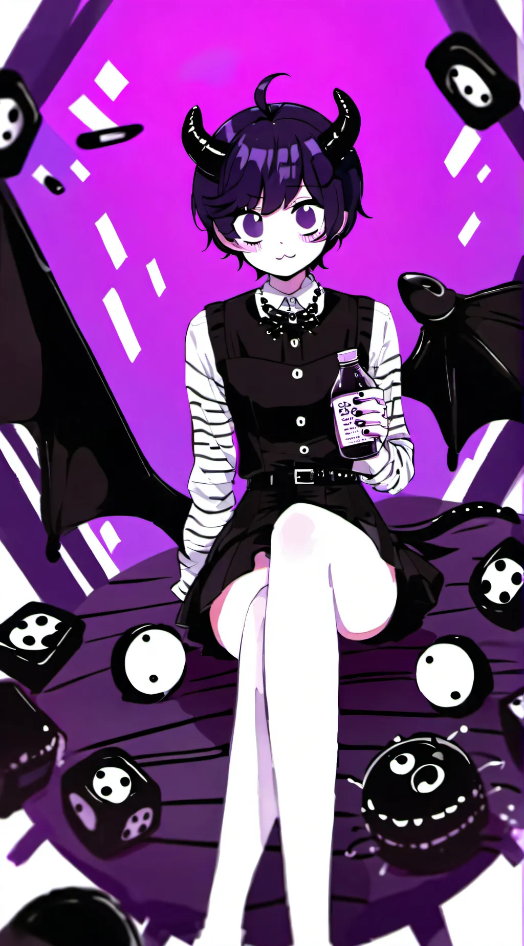 ai character: jelly bean background