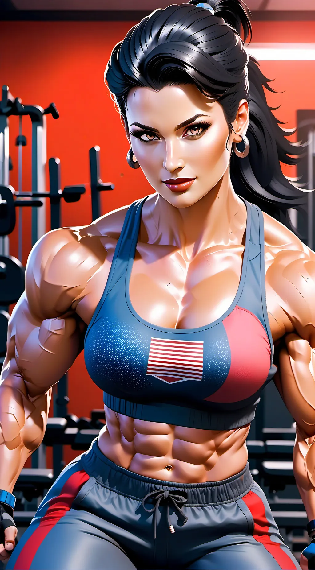 ai character: Lisa Murray  background