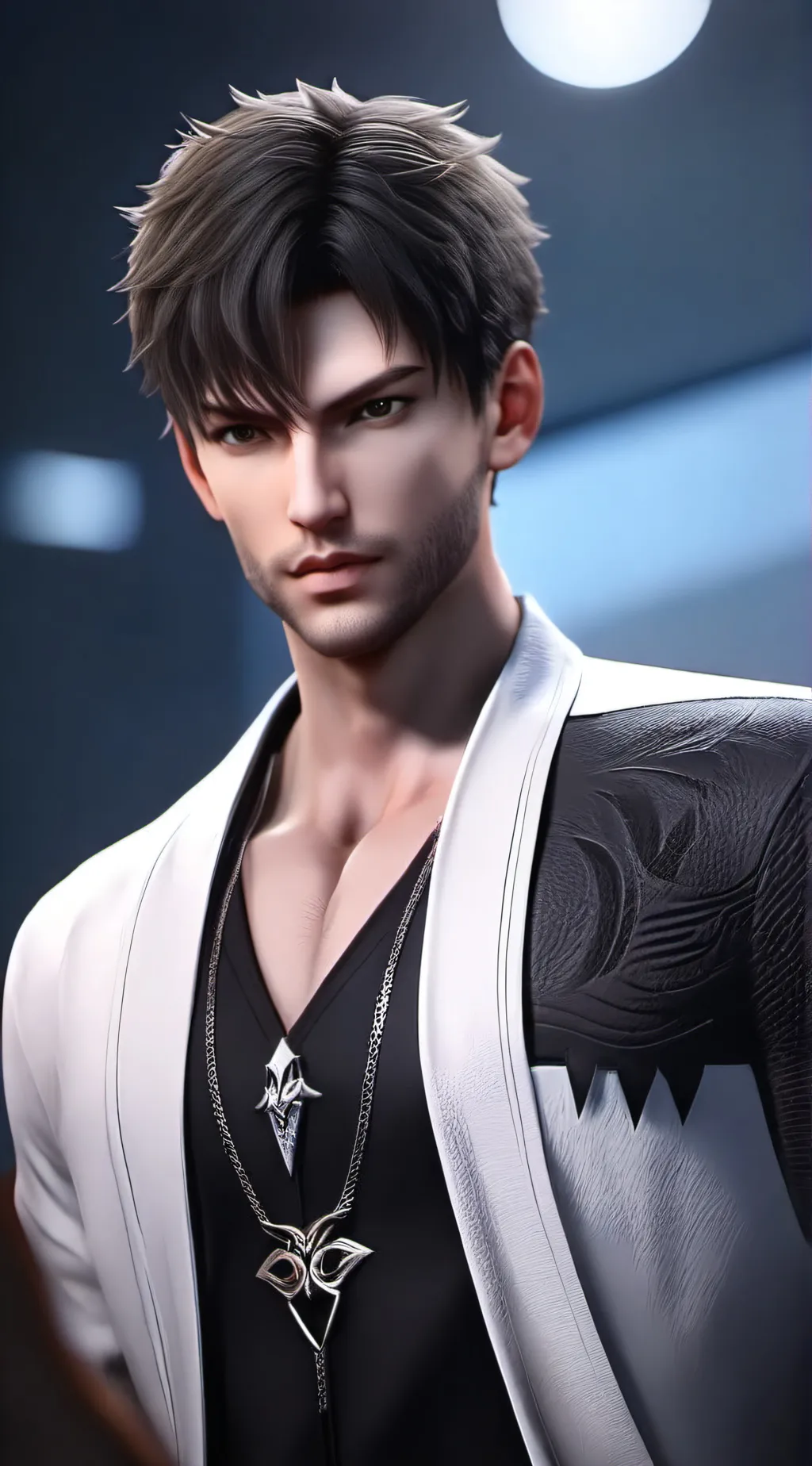 ai character: Lucifer  background