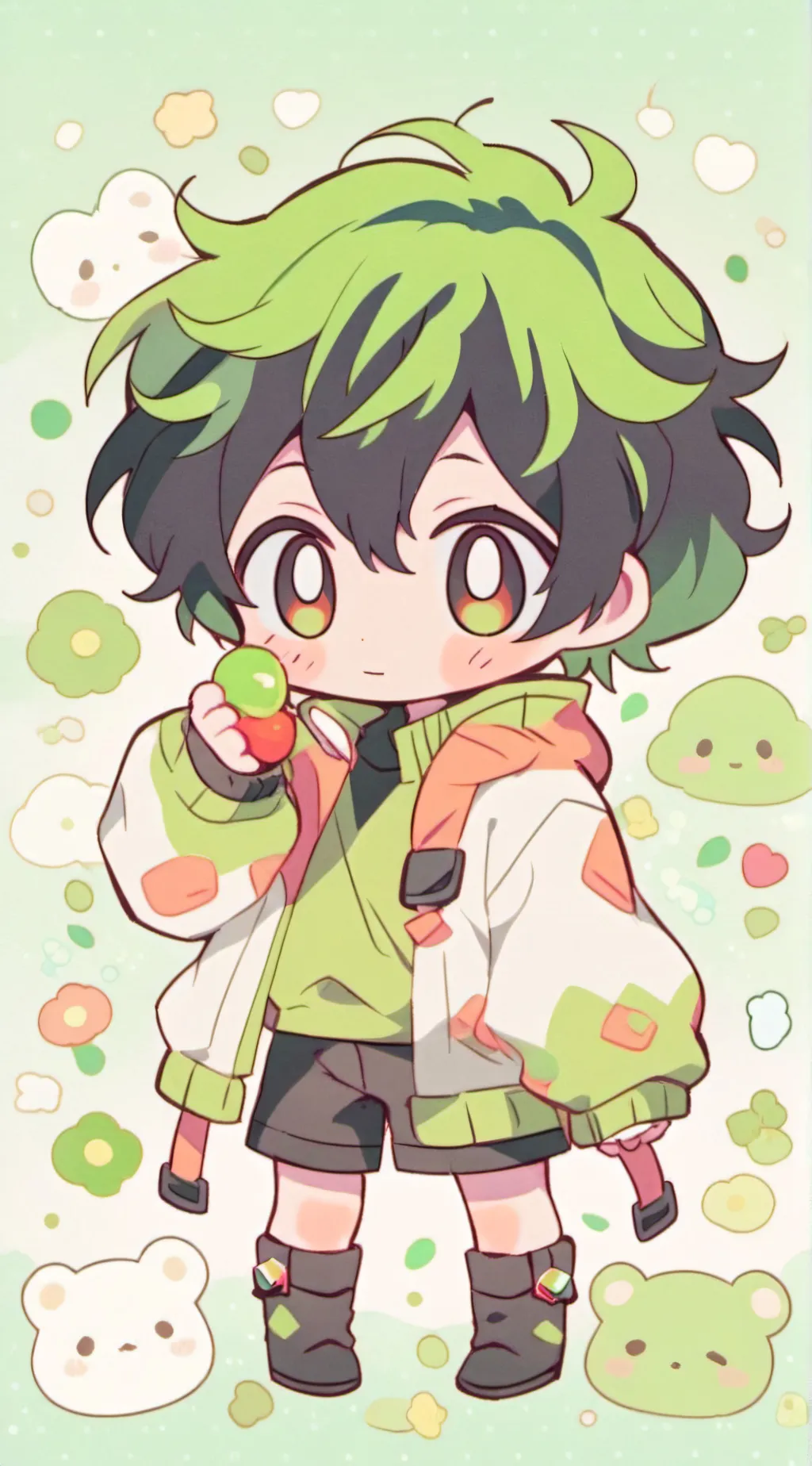 ai character: Deku’s Birthday! background