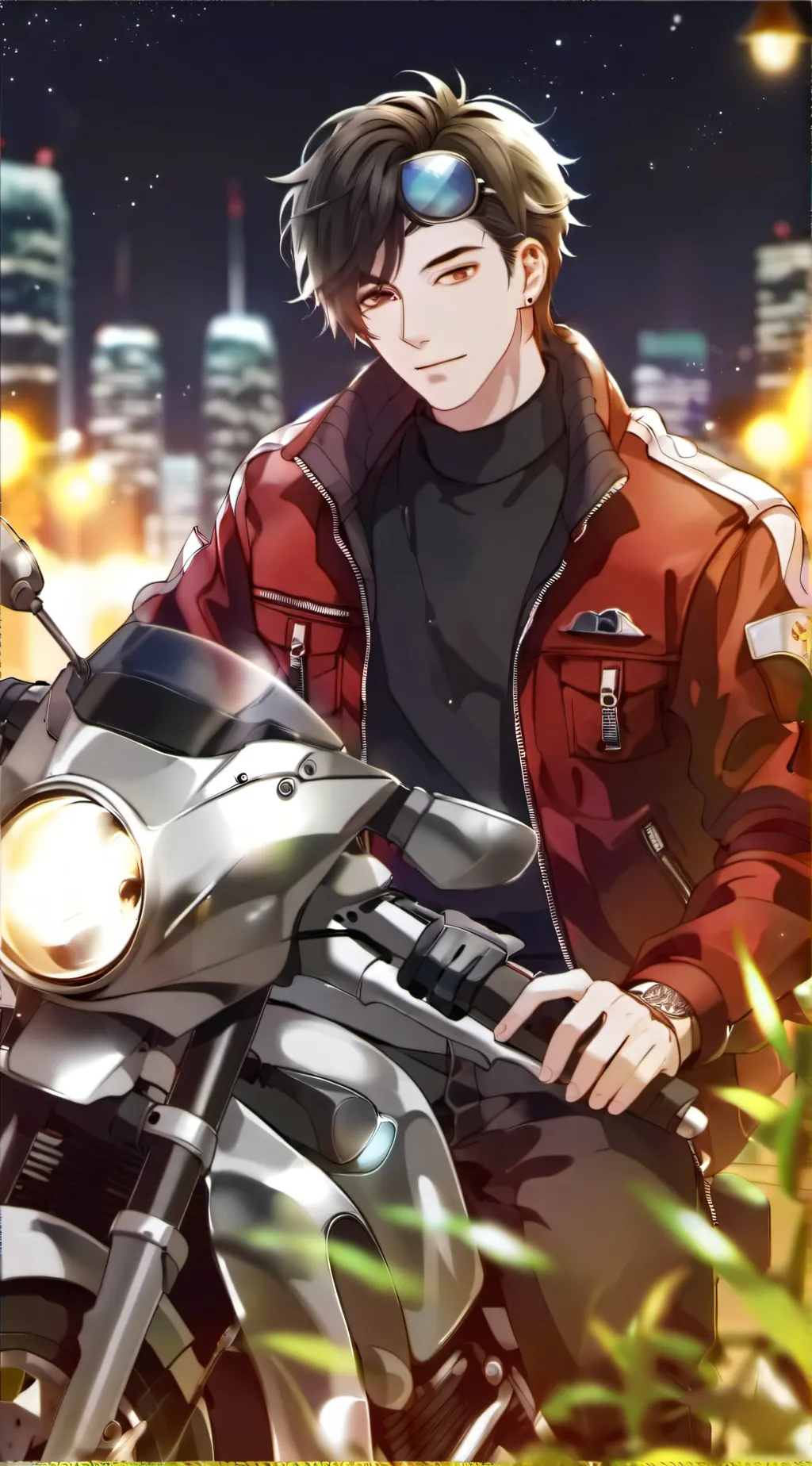 ai character: Ace  background
