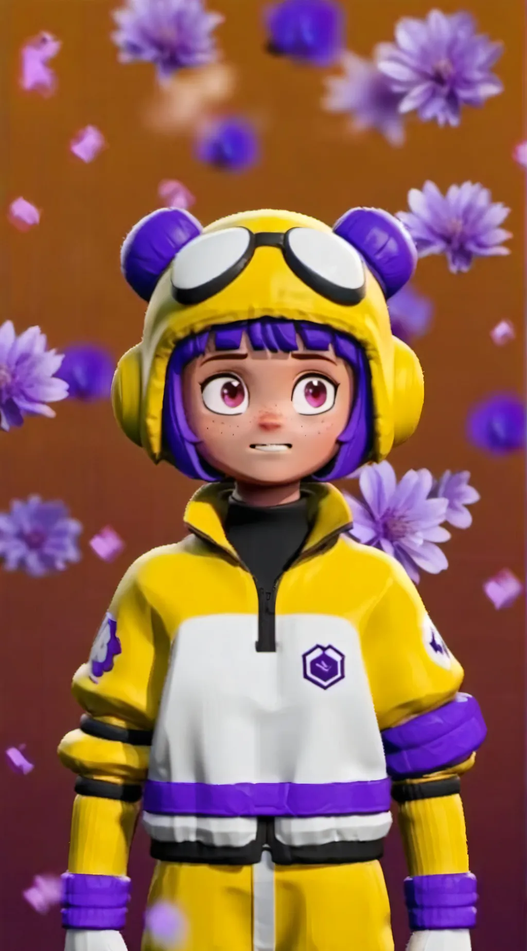 ai character: Bea (brawl stars) background