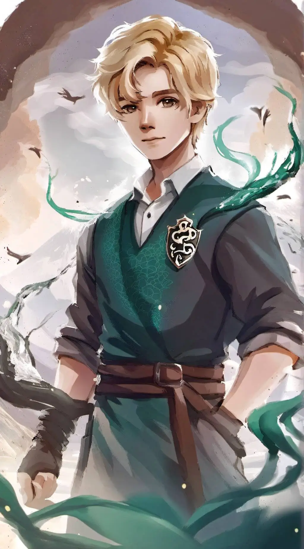 ai character: draco malfoy background