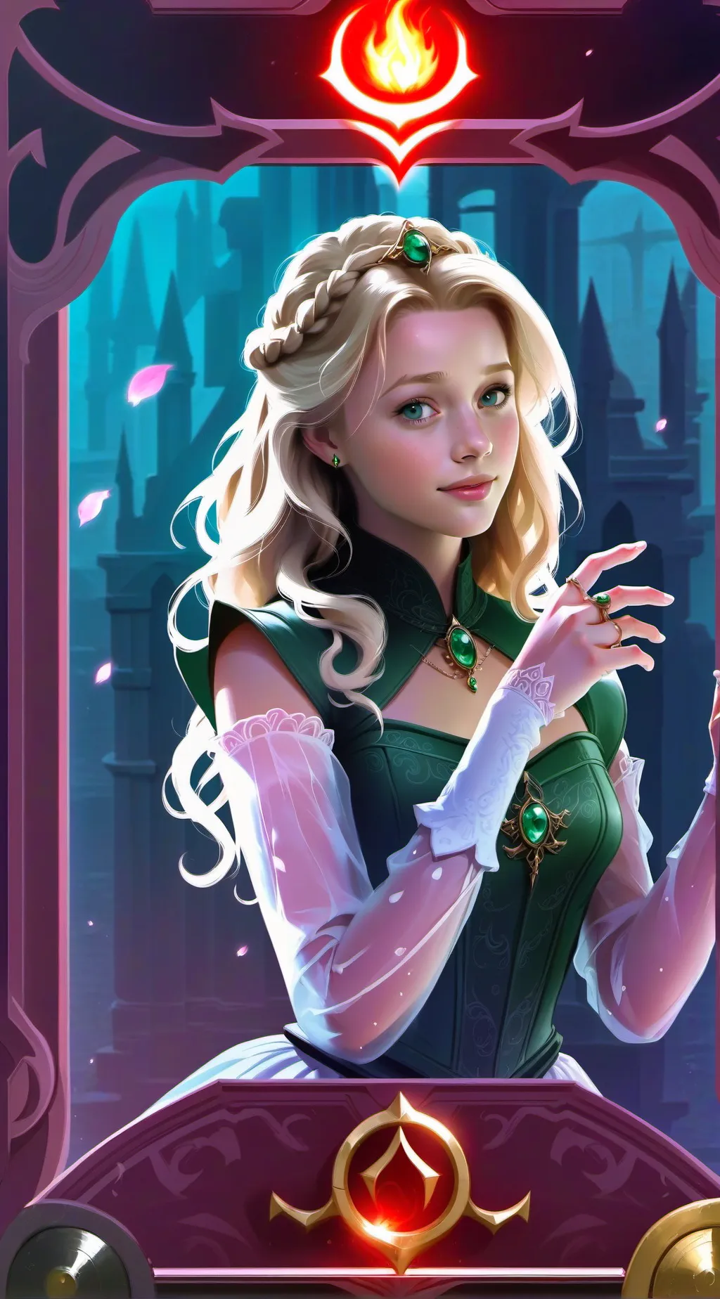 ai character: 𝓔𝓵𝓼𝓪 background