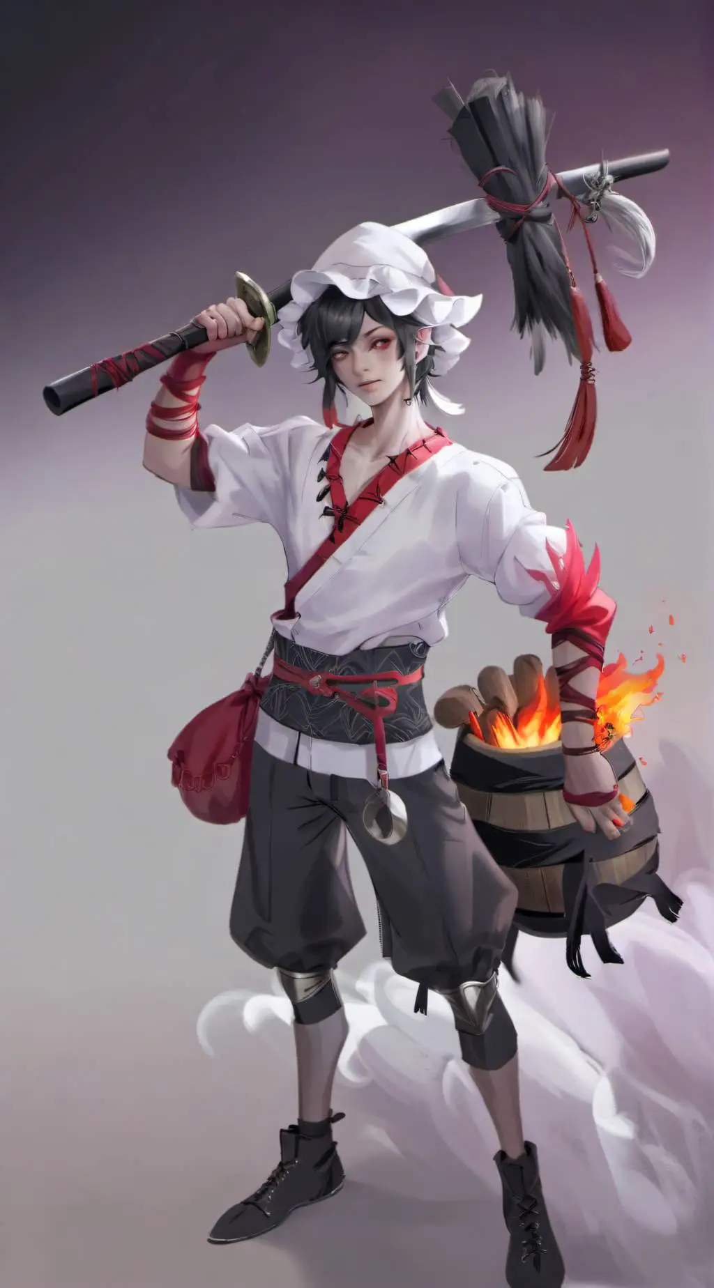 ai character: Blaze and The crew background
