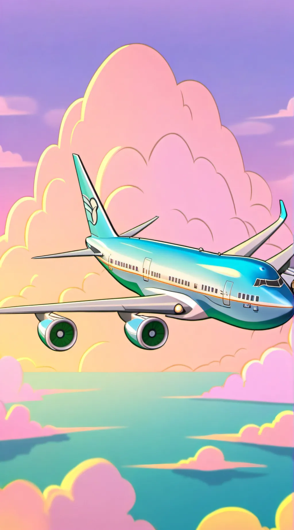 ai character: 747 background