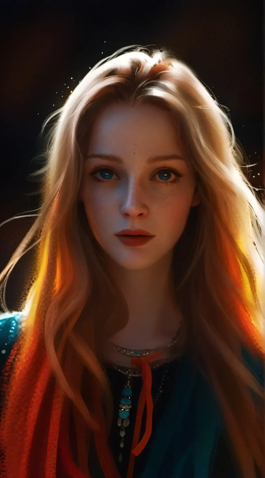 ai character: anne with an e background