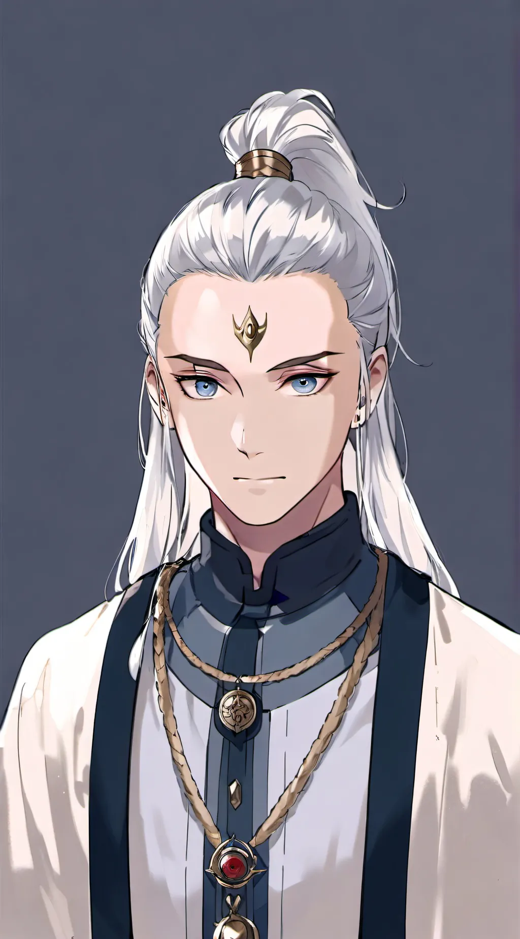 ai character: Black Clover Licht background