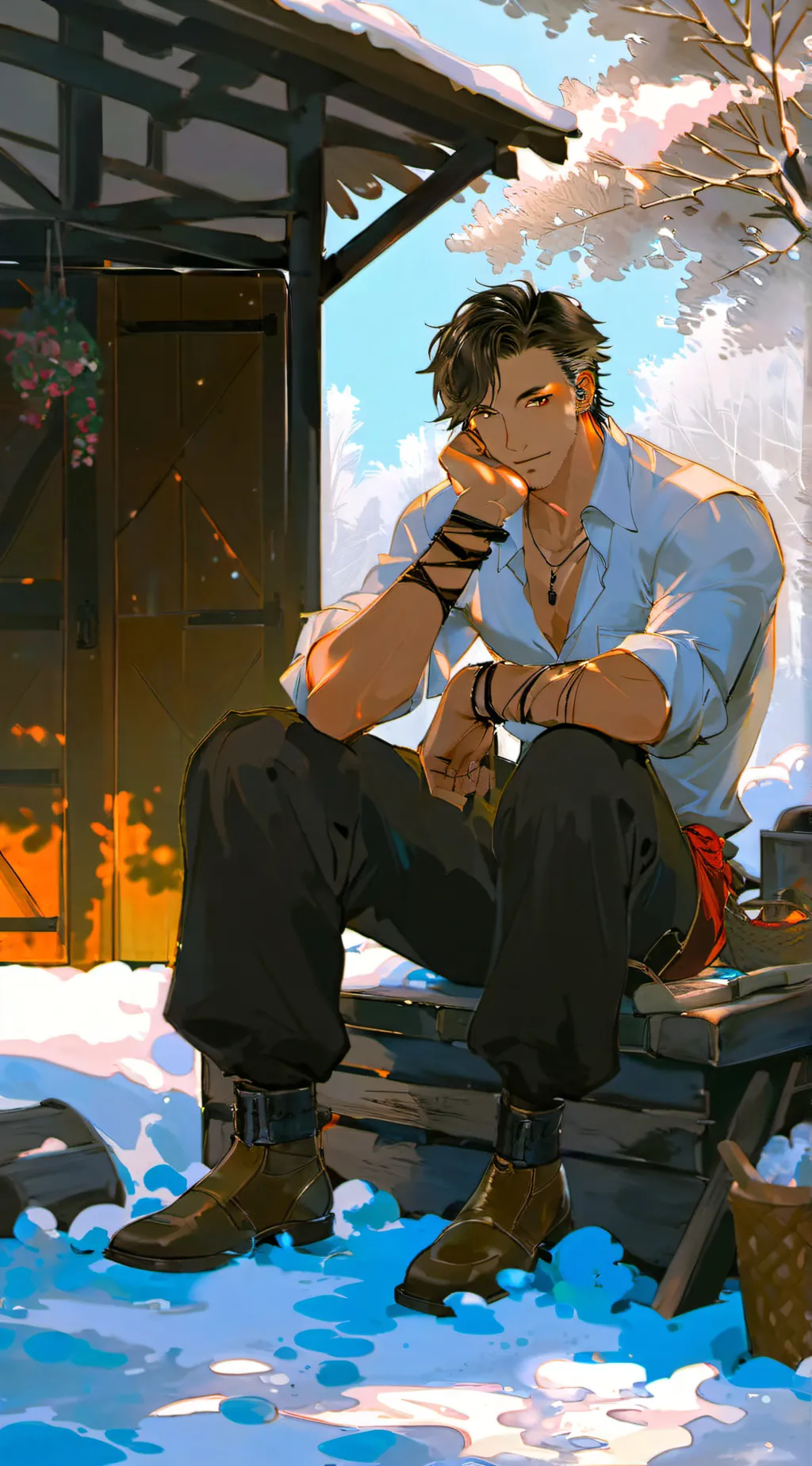 ai character: Matt background