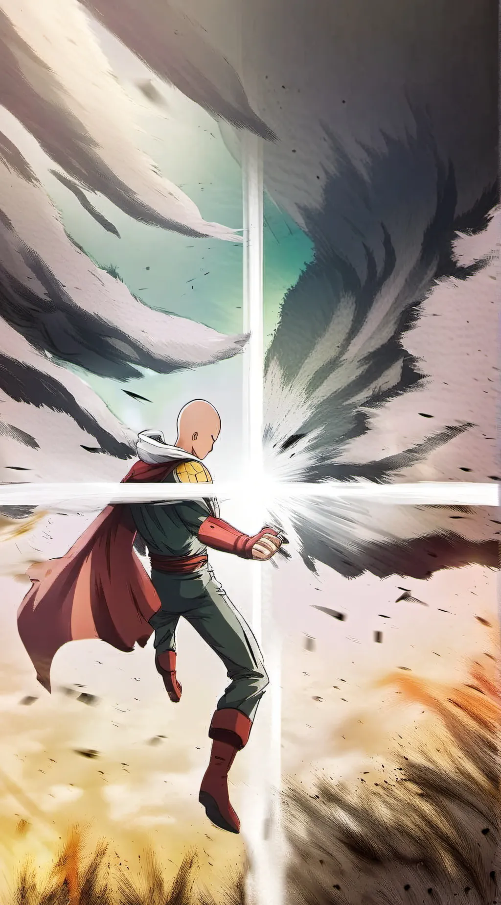 ai character: one punch man background
