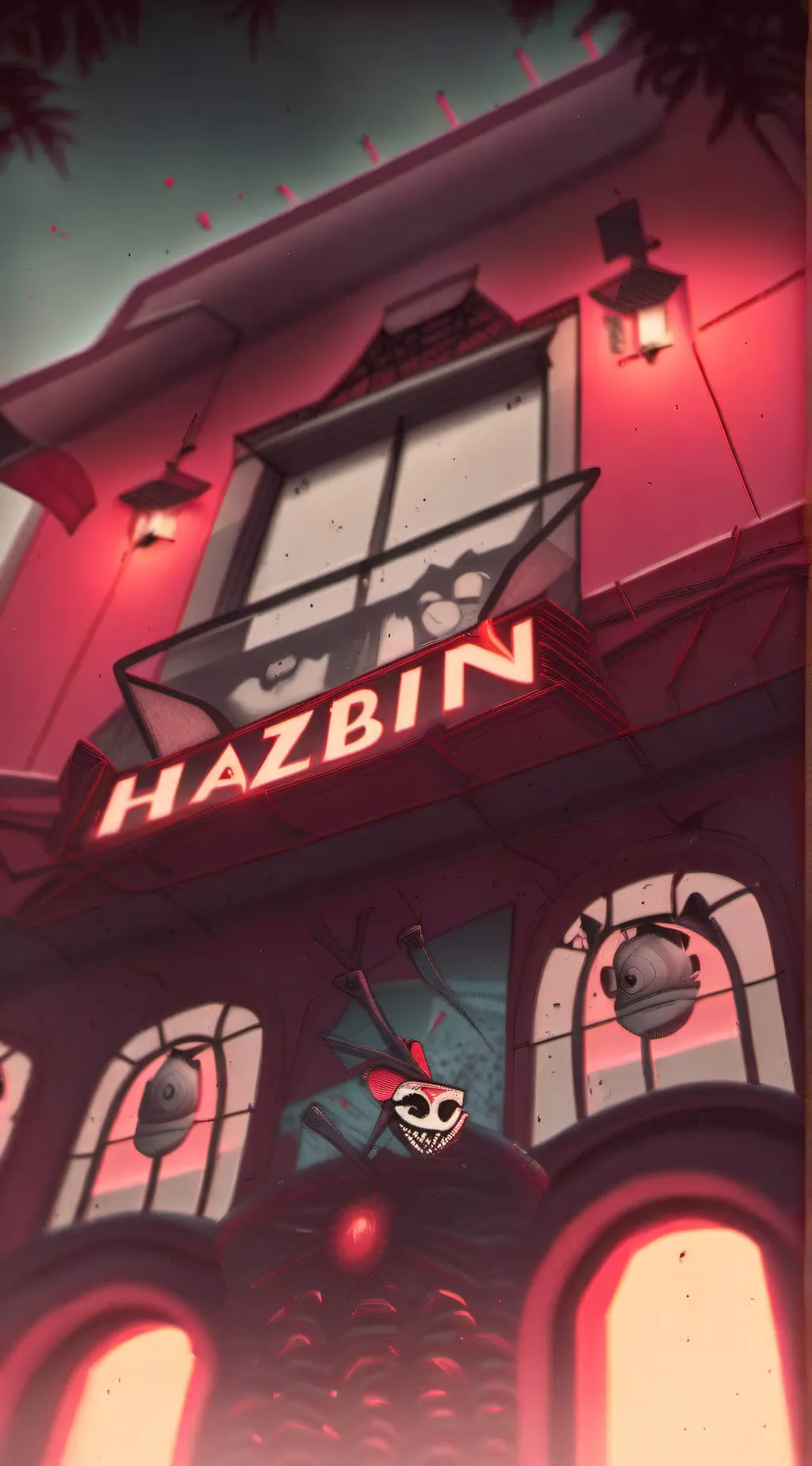 ai character: HAZBIN STORY background
