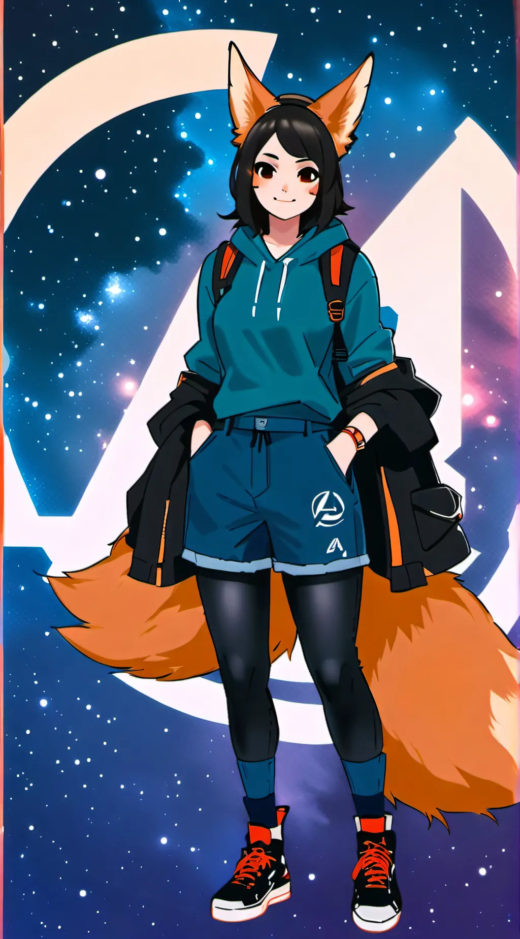 ai character: Avenger fox background