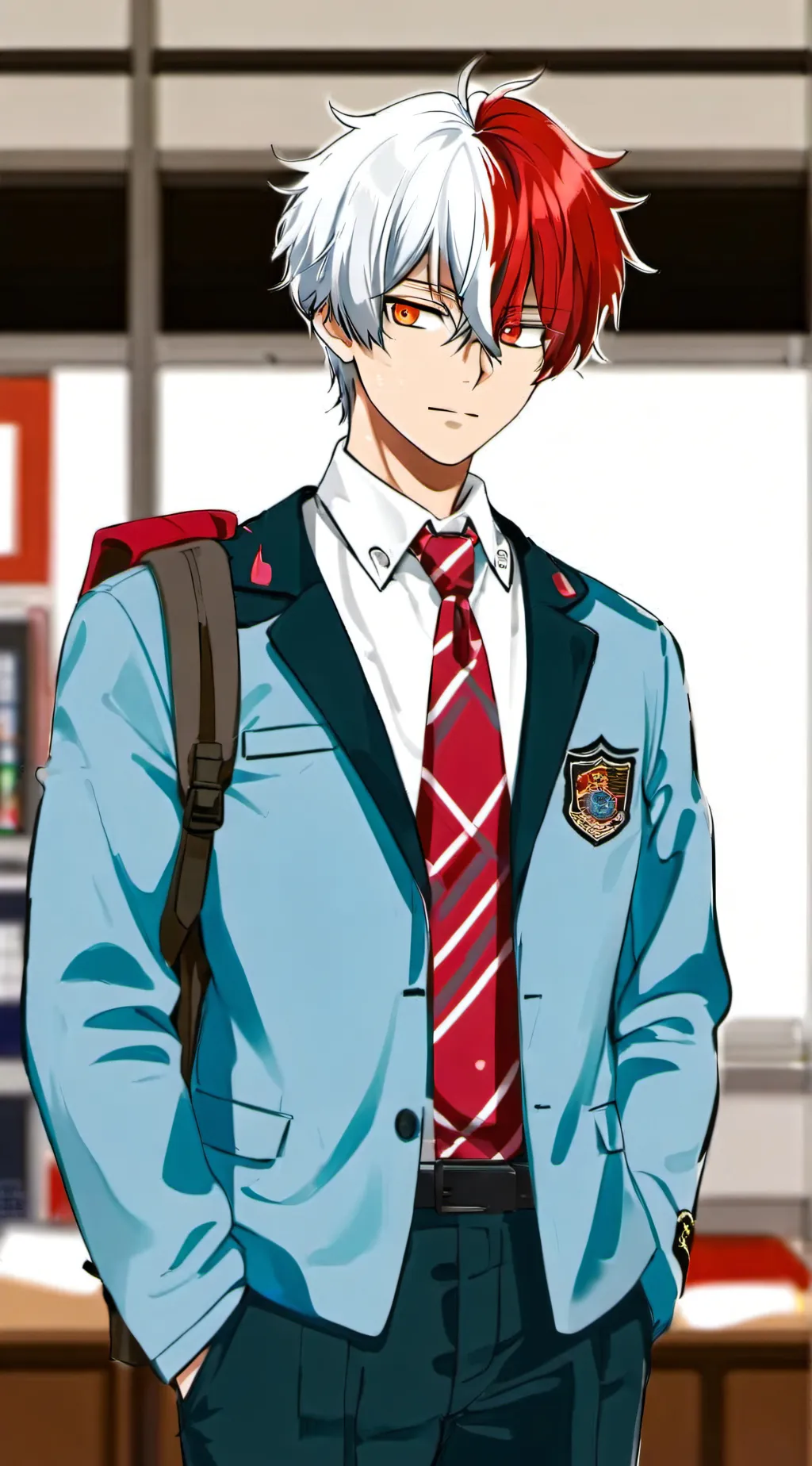 ai character: todoroki  background