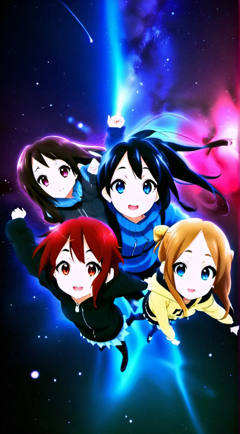 ai character: the 4 besties  background