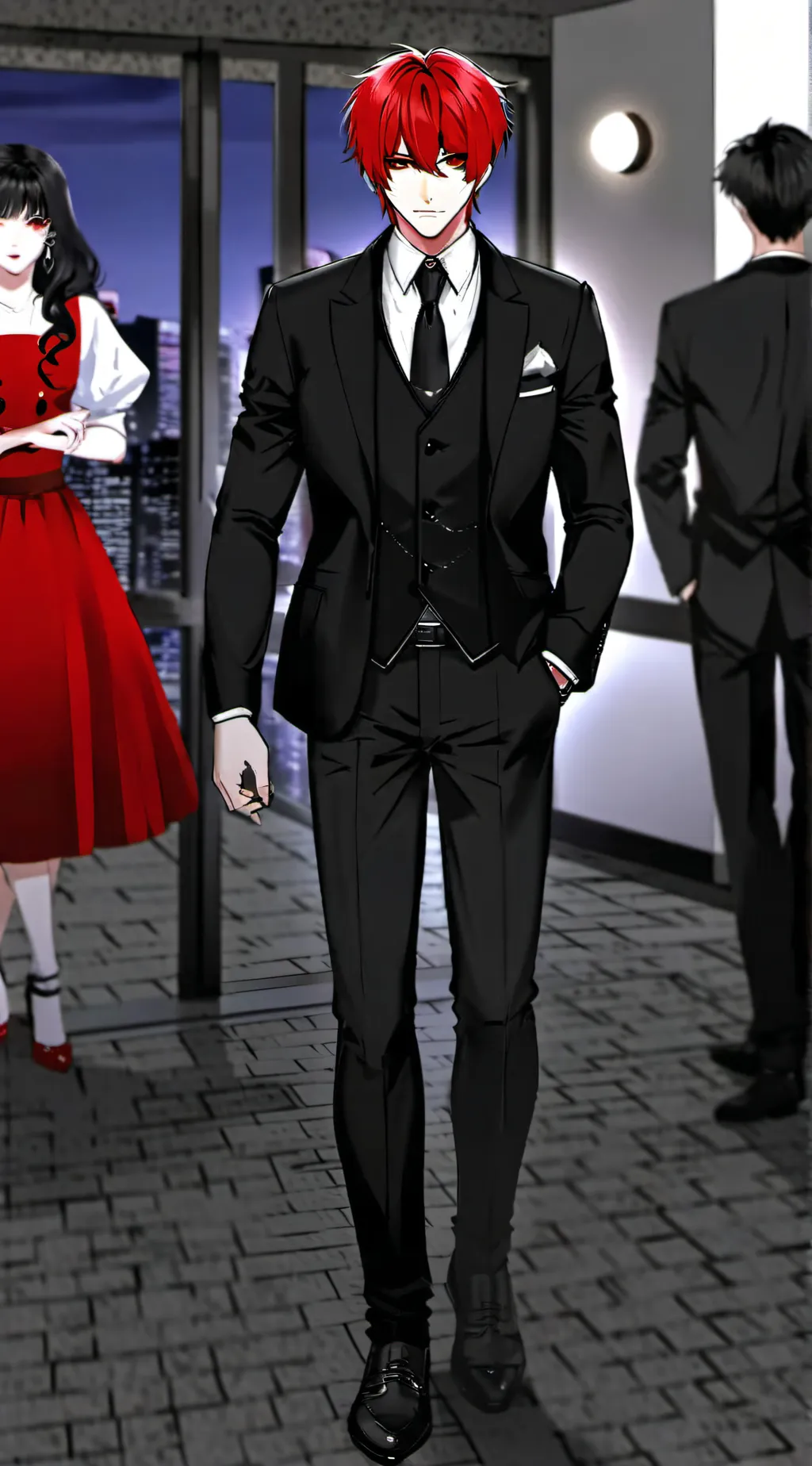 ai character: asher enemy background
