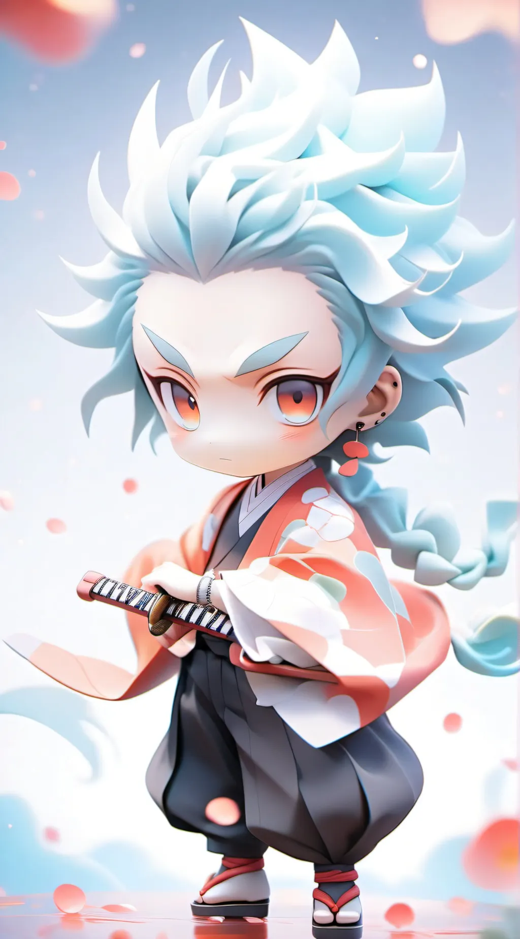ai character: Demon slayer  background