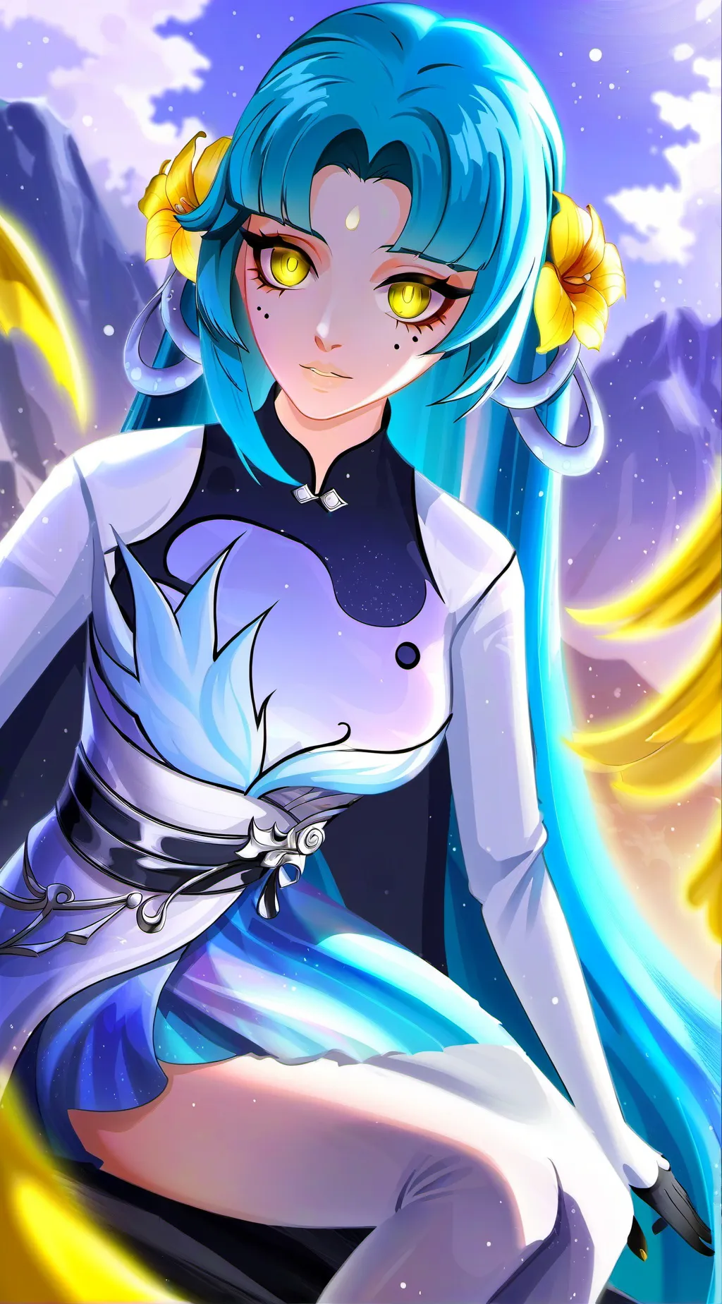 ai character: savannh background