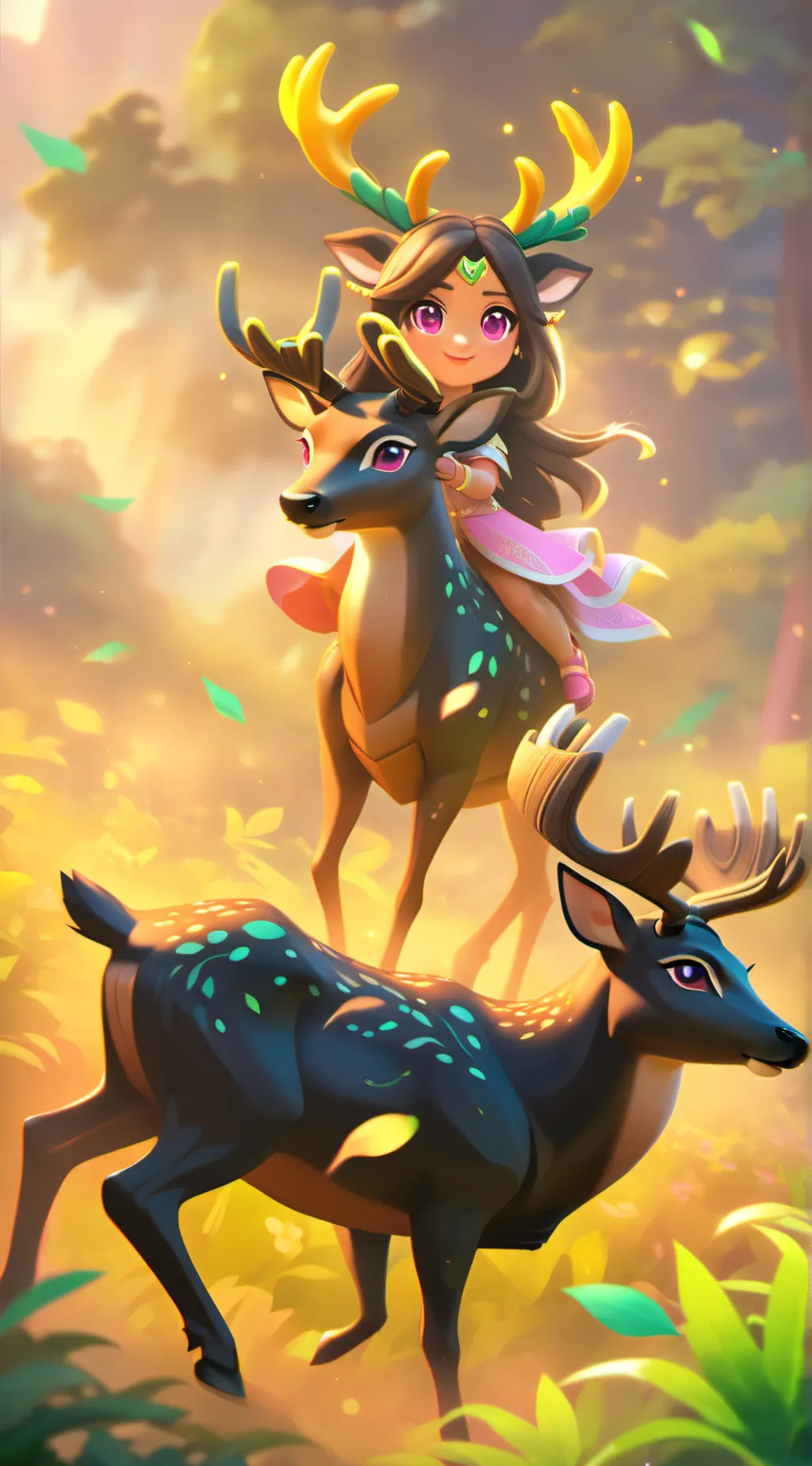 ai character: zala and shayla background