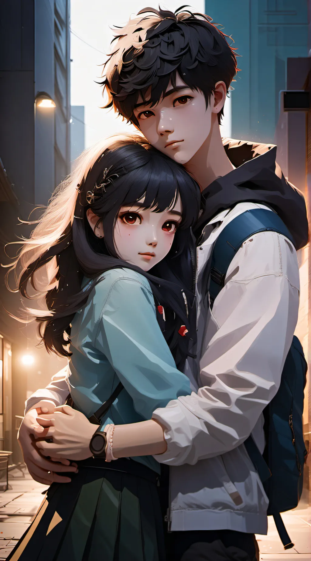 ai character: Max and Kate background
