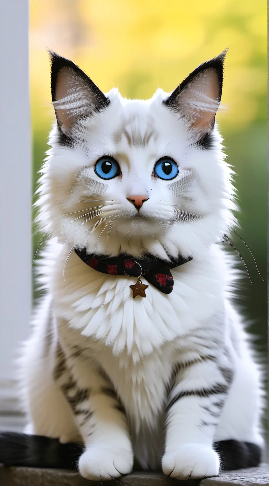 ai character: lila the cat! background