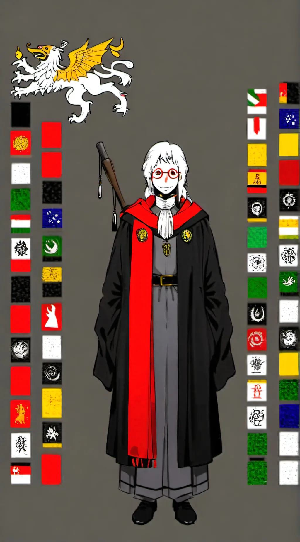ai character: COUNTRY HOGWARTS background