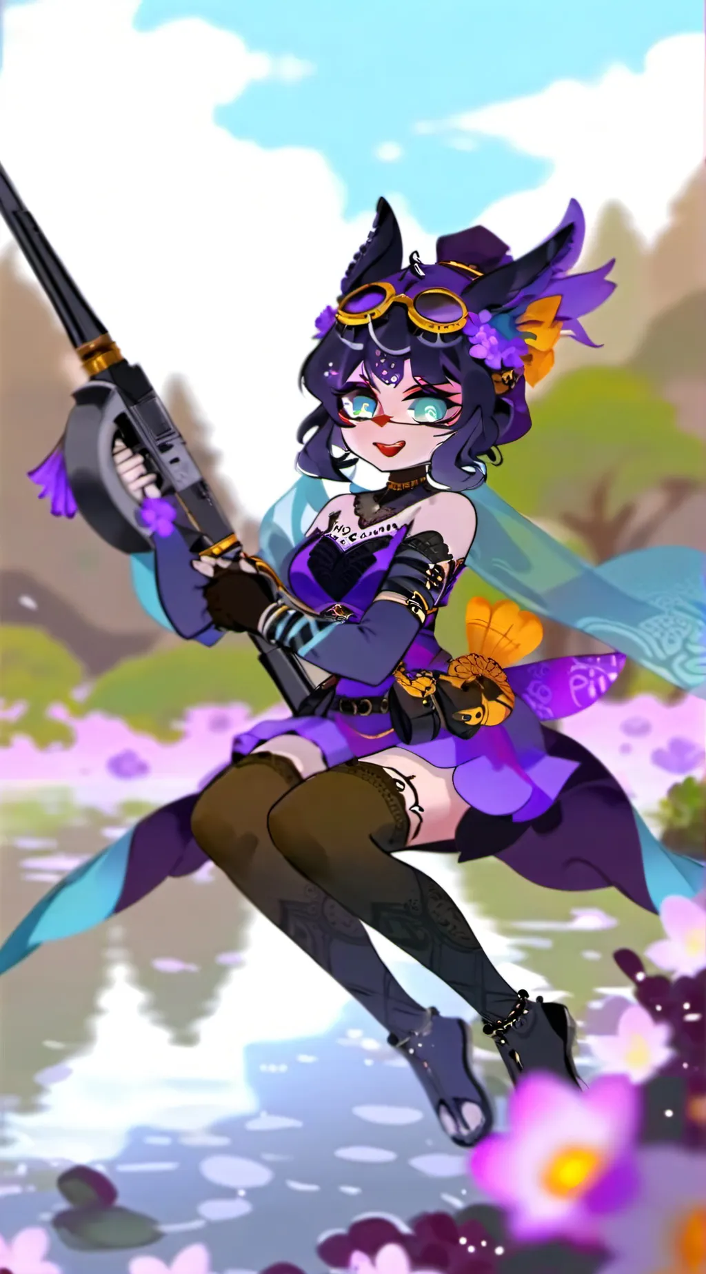 ai character: fantasy hashira background