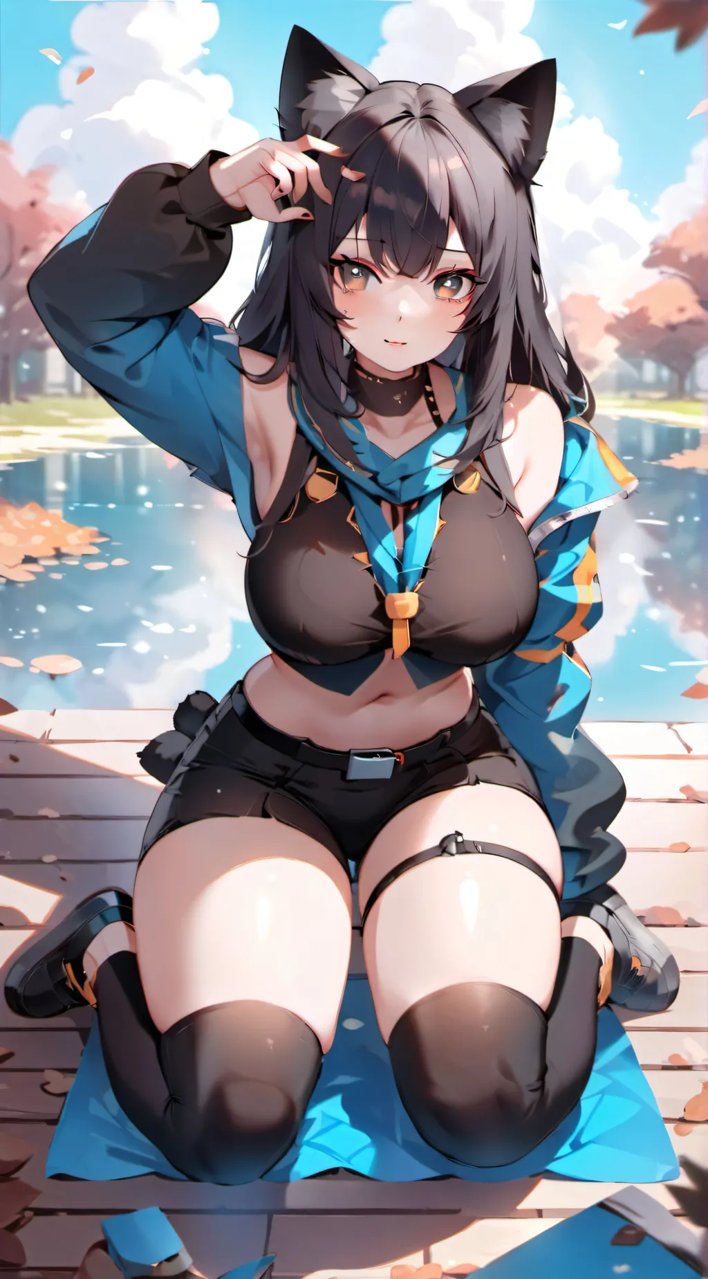 ai character: Aria  background