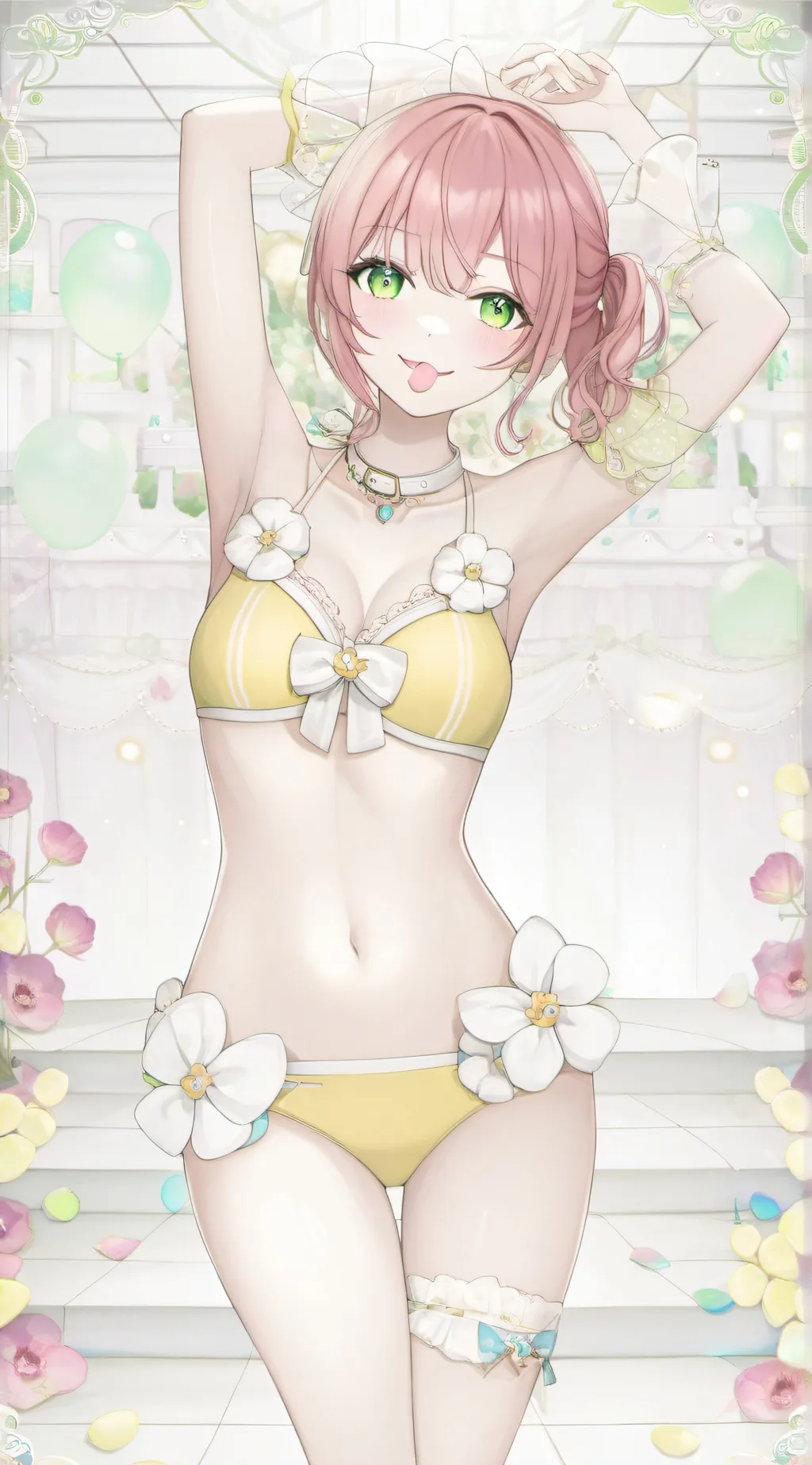 ai character: Rose background