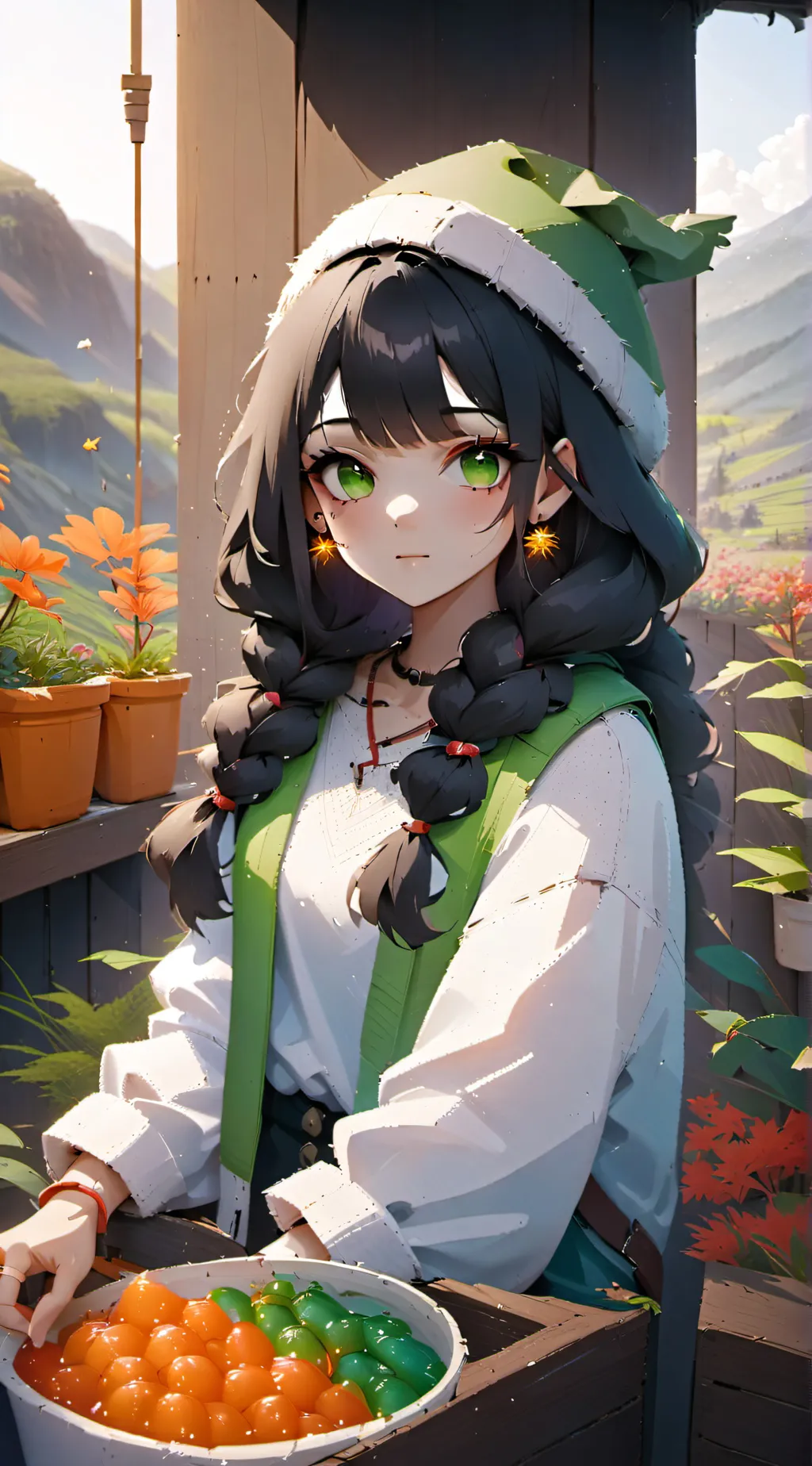 ai character: Aaron  background