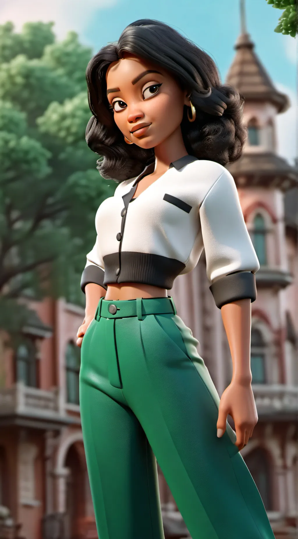 ai character: MarYog B Al background