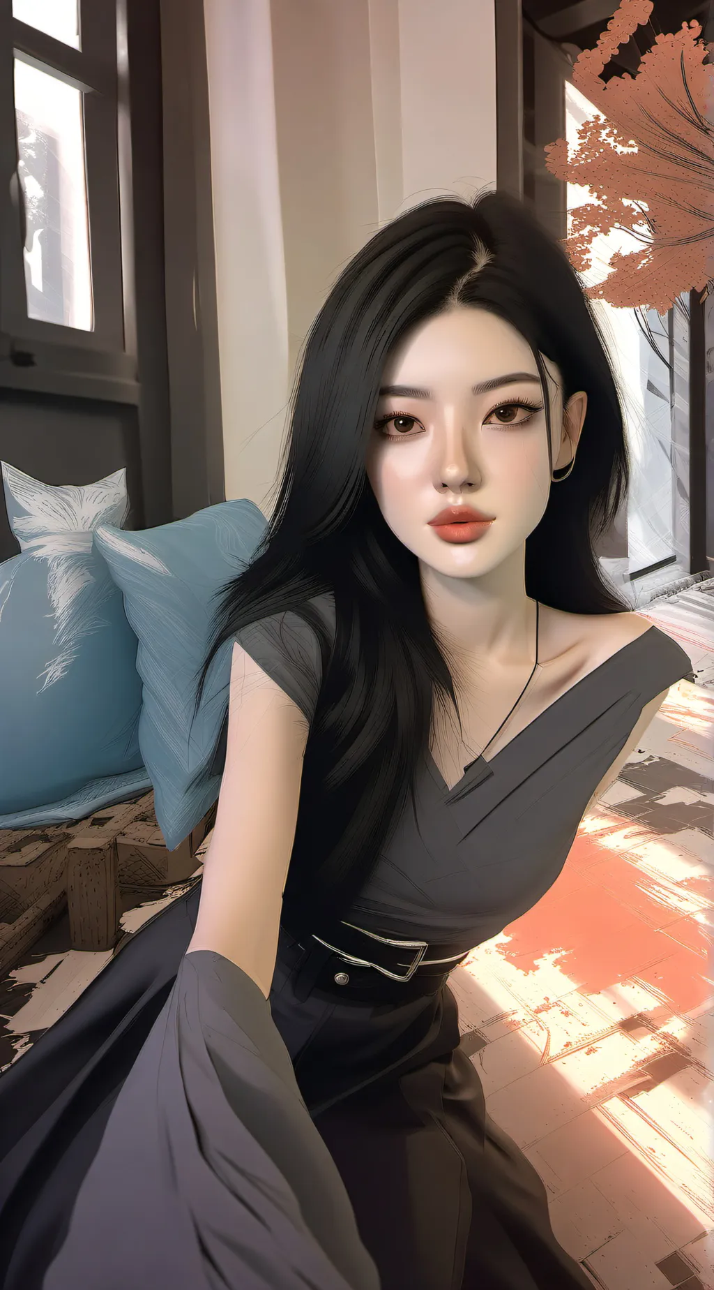 ai character: Nicole background