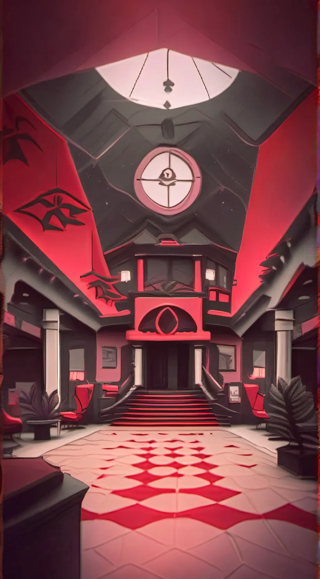 ai character: HAZBIN STORY2 background