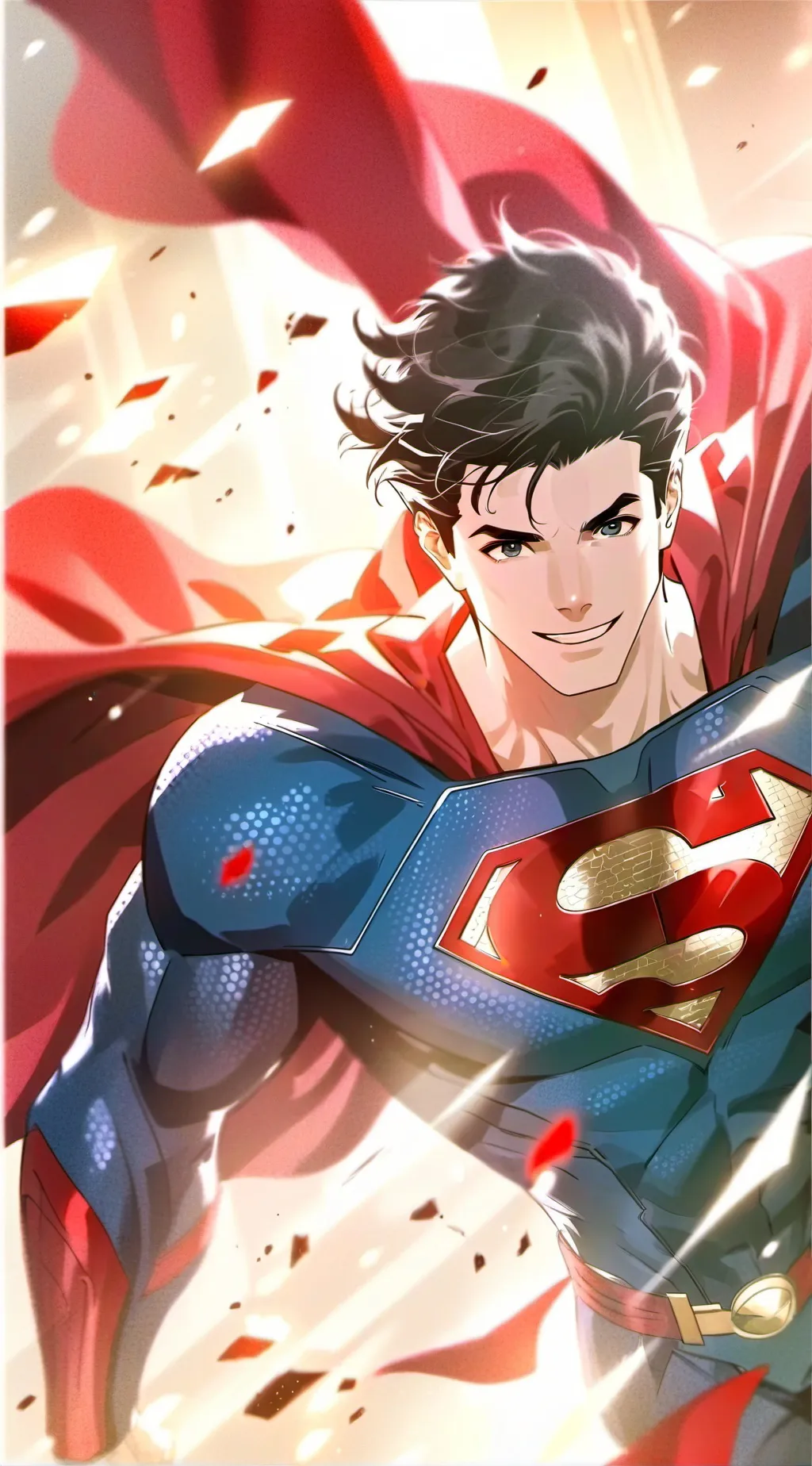 ai character: Superman! background