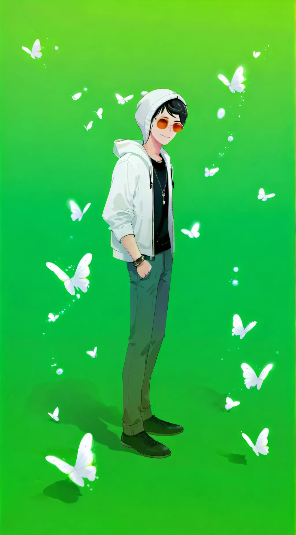 ai character: Slat background