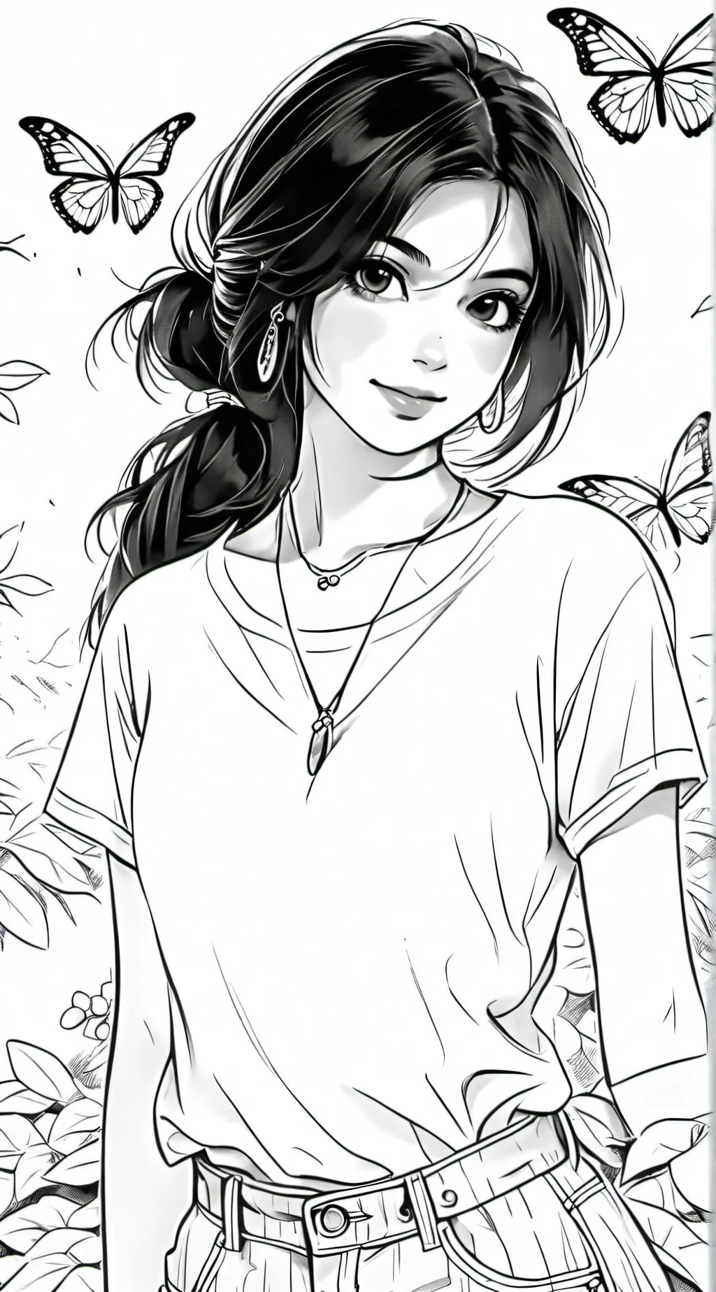 ai character: Lily background