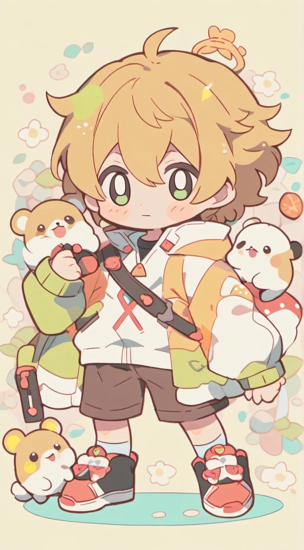 ai character: 🐶MAXLEY🐶 background