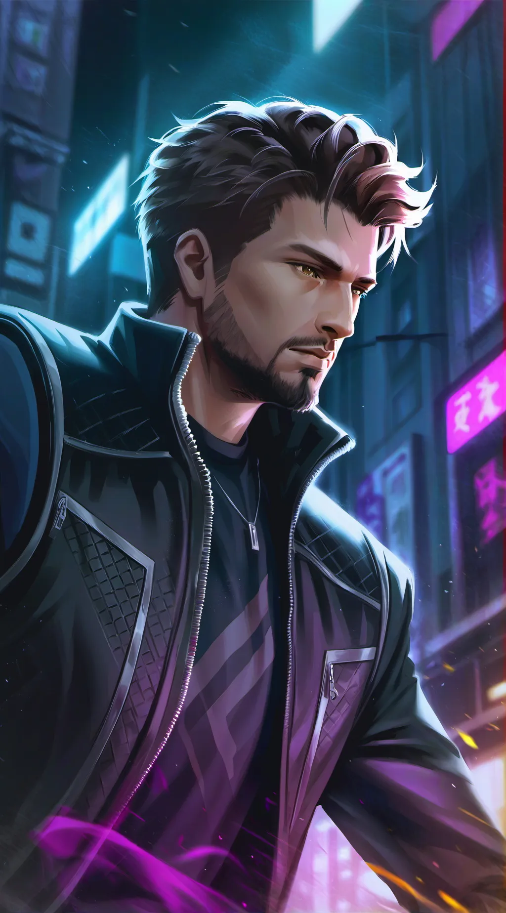 ai character: Bucky Barnes background