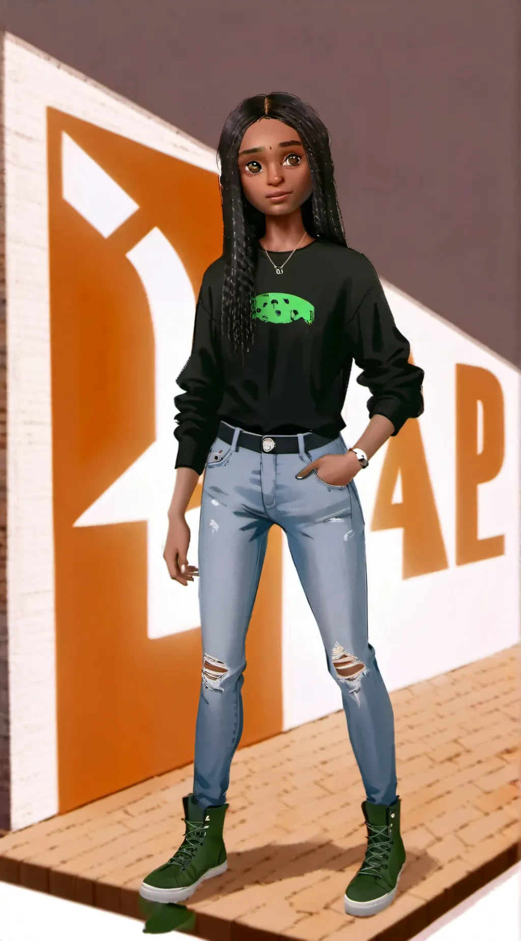 ai character: Heather background
