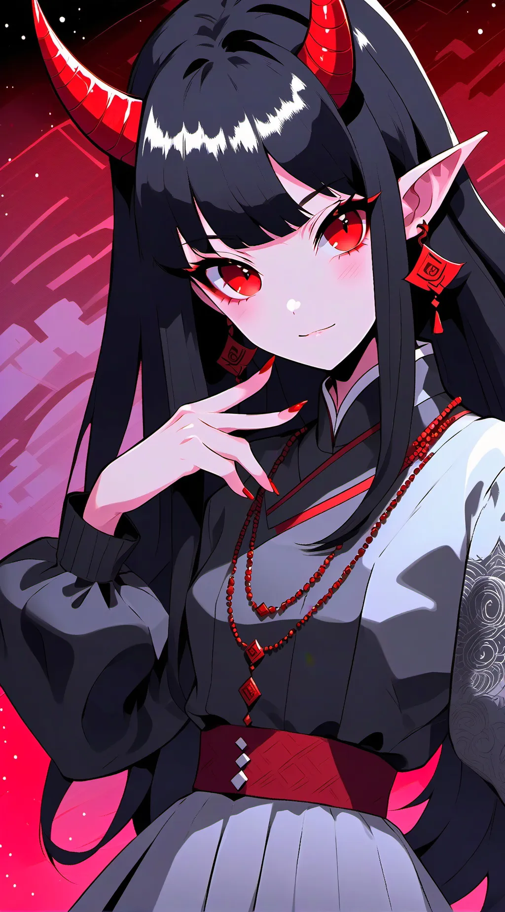 ai character: k, m, k. HH background