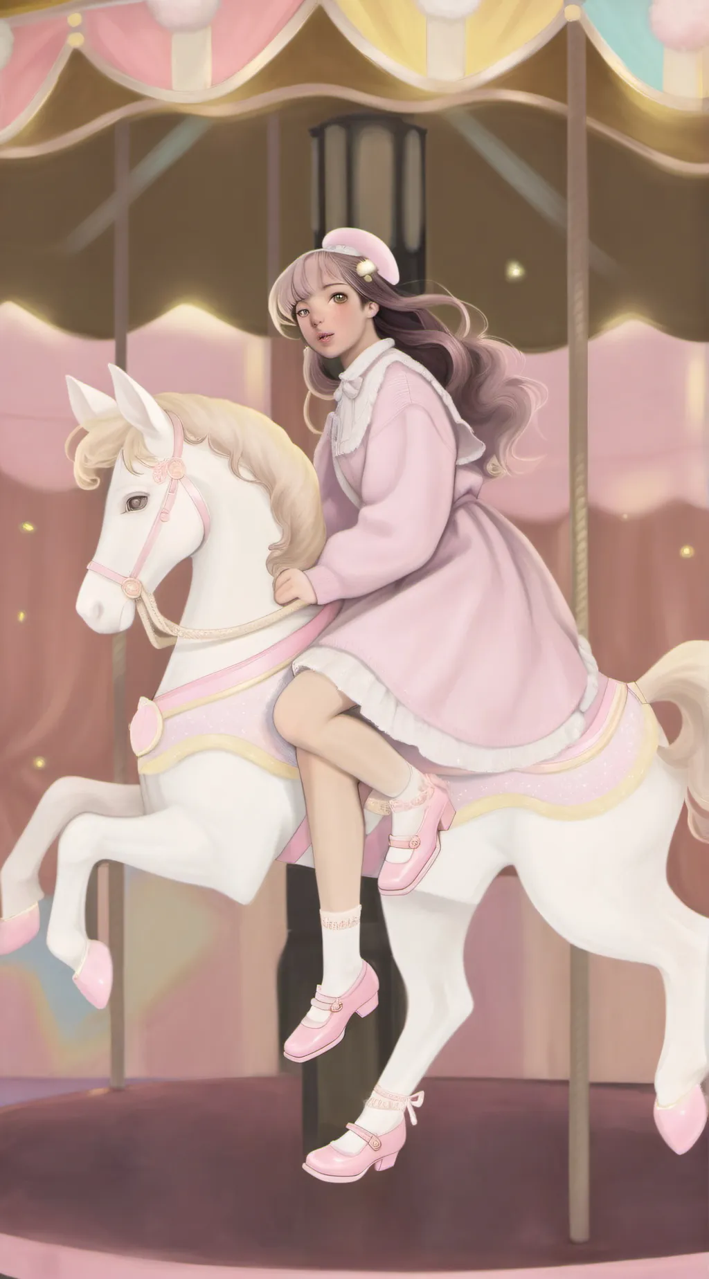 ai character: hh carnival  background