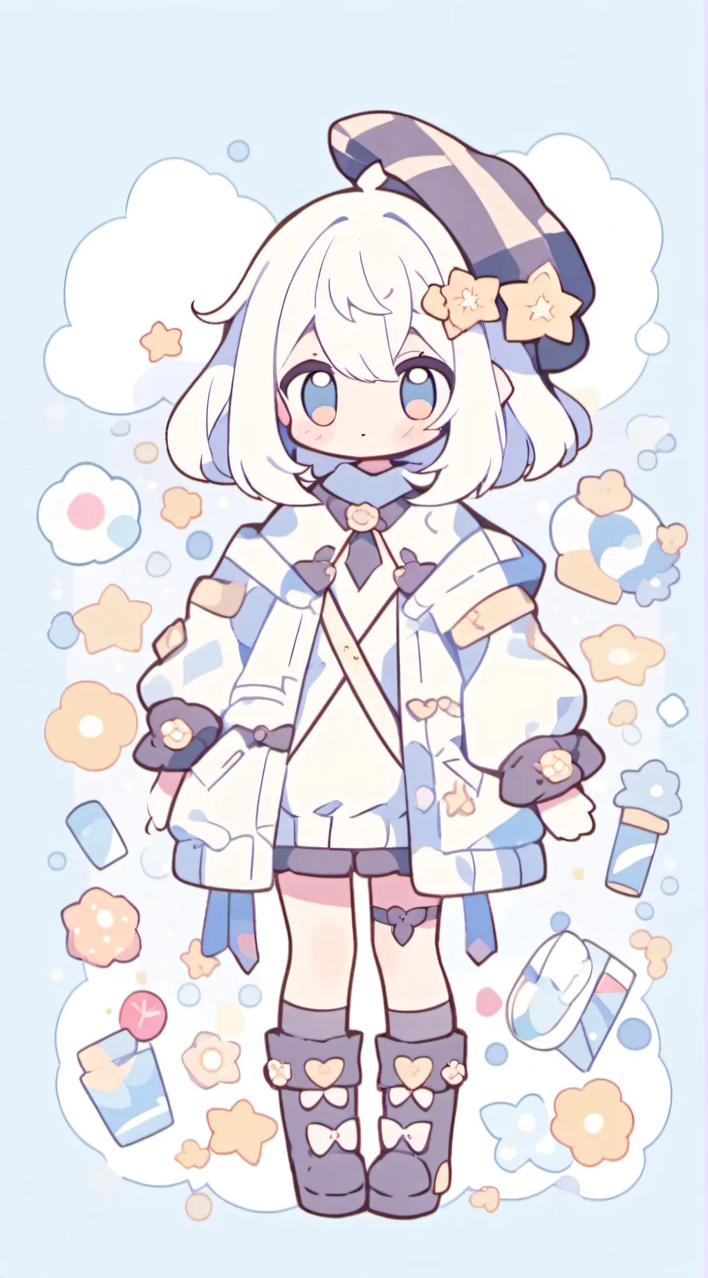 ai character: Chipi  background