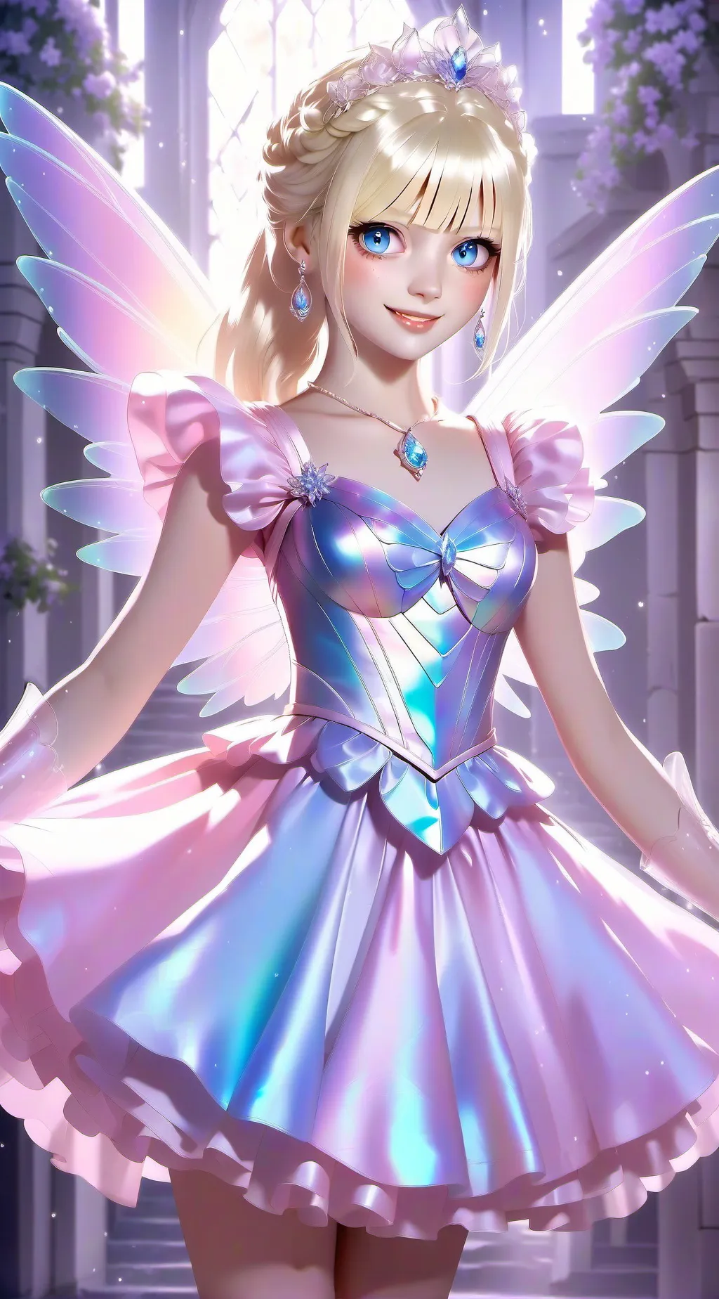 ai character: Lily(Fairy) background