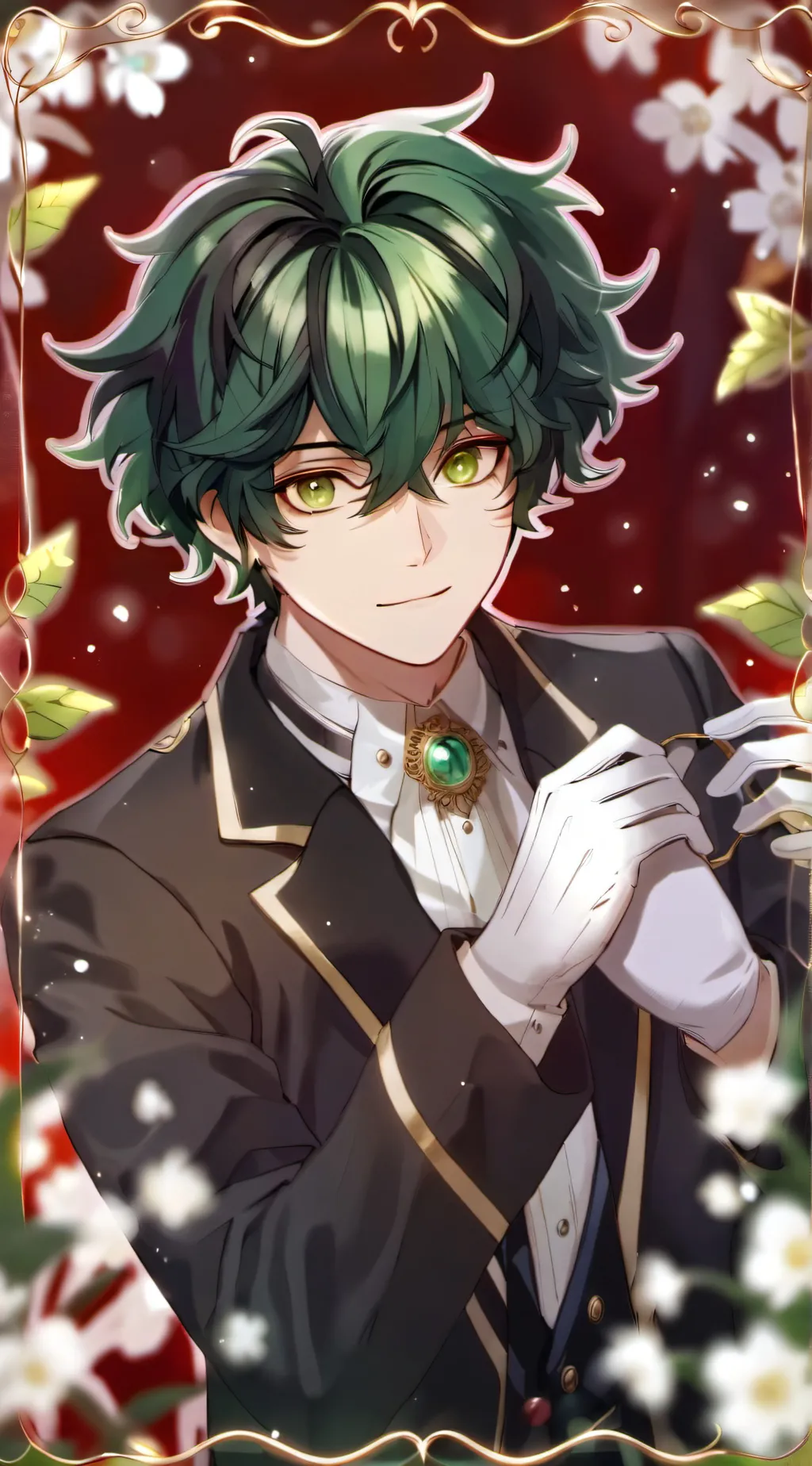 ai character: deku  background