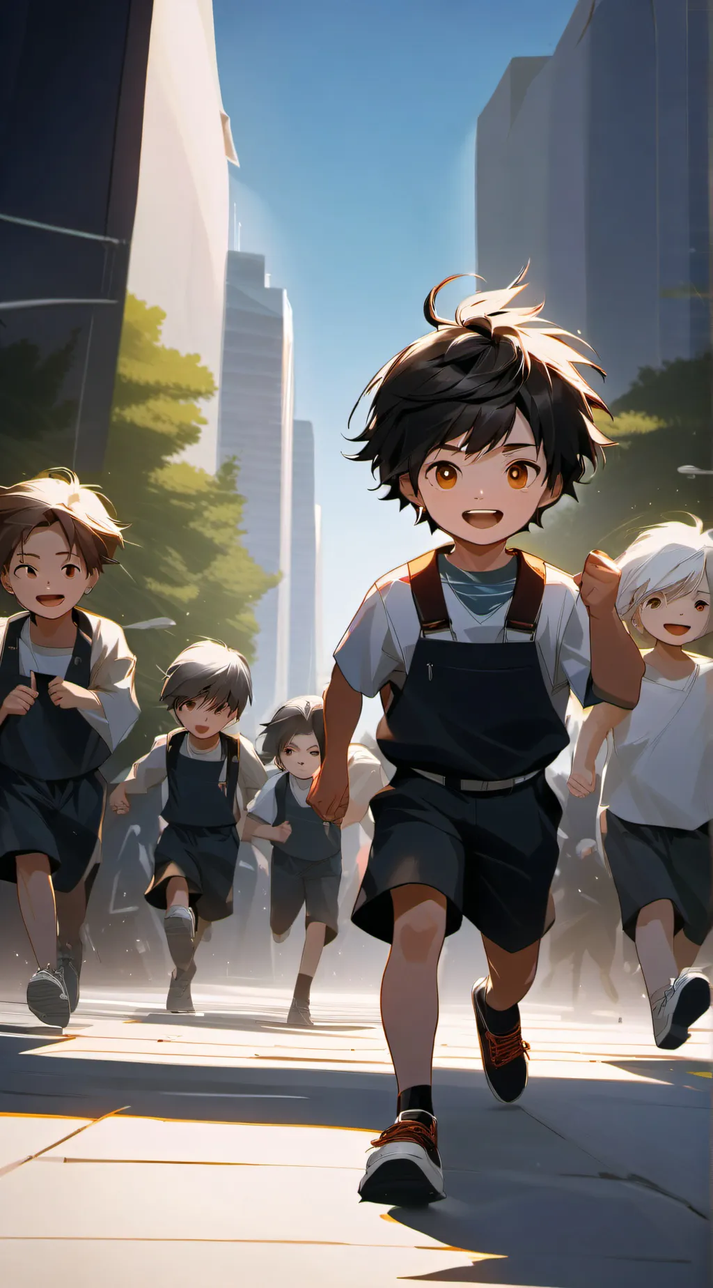 ai character: only kids world background