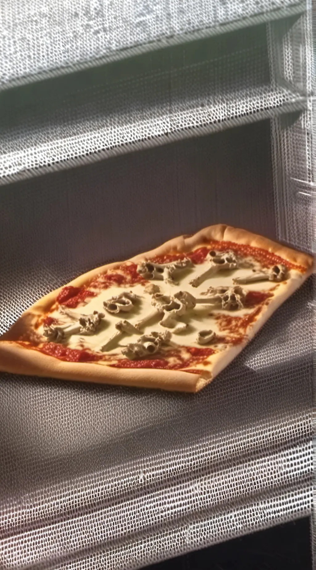 ai character: bone pizza background