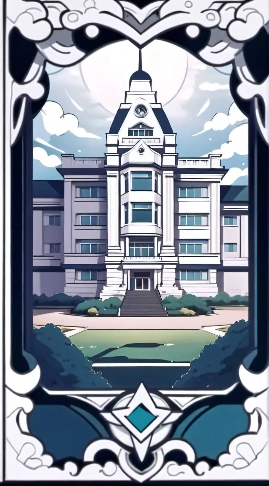 ai character: Danganronpa V4 background
