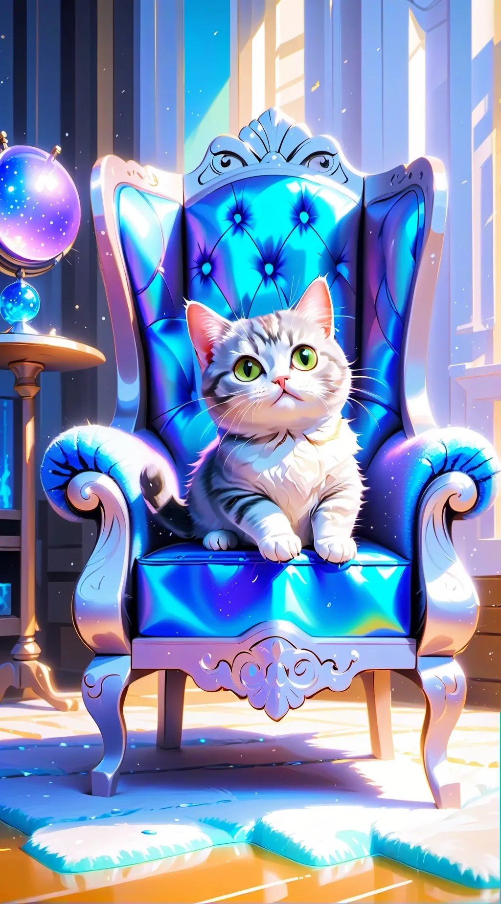 ai character: cat background